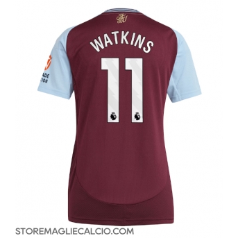 Aston Villa Ollie Watkins #11 Maglia Gara Casa Repliche 2024-25 Donna